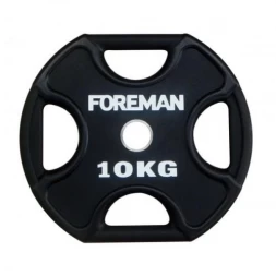 Диск X-Training уретановый FOREMAN FM/UPX-10KG-BK (10 кг), фото 1
