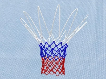 Сетка баскетбольная игровая, импорт, 3-цв., (4,0)  шт, фото 1