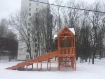 Зимняя горка Snow Fox Макси (скат 10 м)