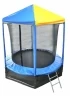Изображение товара Батут OPTIFIT Like Blue 8ft 2,44 м с сине-желтой крышей