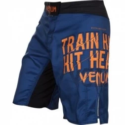 Шорты ММА Venum Train Hard Hit Heavy Blue