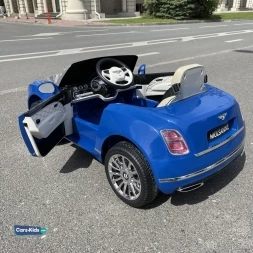 Детский электромобиль Bentley Mulsanne JE1006 синий, фото 2