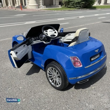 Детский электромобиль Bentley Mulsanne JE1006 синий, фото 2