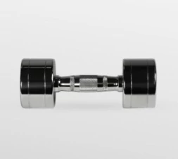 BRONZE GYM BG-PA-DB-C08 Гантель хромированная 8 кг, фото 2