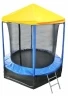 Изображение товара Батут OPTIFIT Like Blue 8ft 2,44 м с желтой крышей