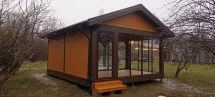 Закрытая беседка ФЛОРТ с барбекю