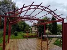 Навес арочный волной