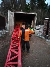 Двускатный навес с сотовым поликарбонатом