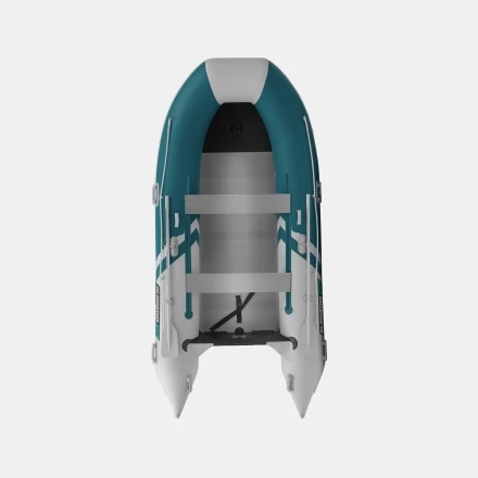 Gladiator B 370 AL LIGHT Морской зеленый-белый моторная лодка ПВХ Алюминиевый пайол, фото 5