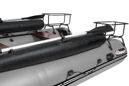 Моторная лодка ПВХ Фрегат 350 Air F (НДНД) с фальшбортом Серый, фото 6