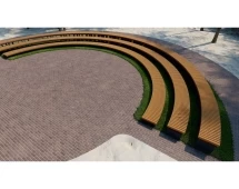 Амфитеатр Радиус 6-8 м, без спинок