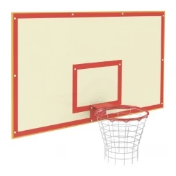 Стенд баскетбольный для залов с креплением и кольцом FIBA , щит 1800х1050 фанера влагостойкая УТ409-01 , фото 2