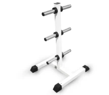 Стойка для хранения дисков Barbell МВ 1.15 на 50 мм - елочка (на 6 позиций) белый