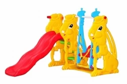 Горка с качелями FAMILY &quot;Зайцы&quot; F-706