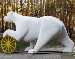 Топиари медведица Надежда - газон Есо, фото 1
