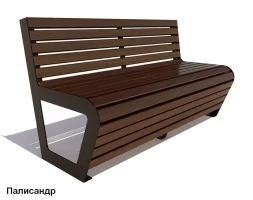 Скамейка уличная Клин, Лиственница 1,8 м, фото 5