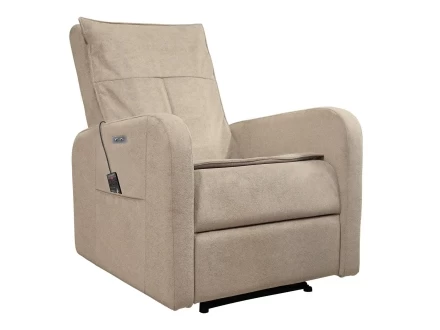 Кресло-реклайнер электрический с массажем FUJIMO E-COMFORT CHAIR Ваниль, фото 6