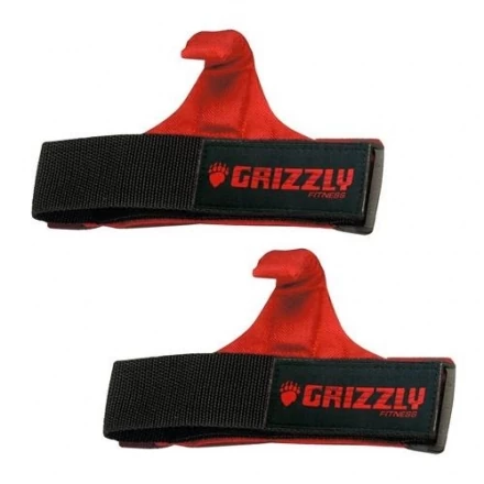 Ремни для тяги с крюком Grizzly Fitness Power Claws Lifting Hooks 8643-04, пара, фото 1