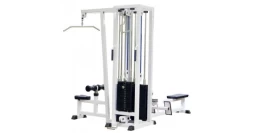 3-х позиционная станция с одинарной блочной рамкой (грузоблок) белый Barbell МВ 36953 