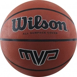 Мяч баск. WILSON MVP, арт.WTB1419XB07, р.7, резина, бутил.камера, коричневый
