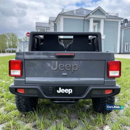 Электромобиль Jeep Rubicon 6768R серый, фото 5