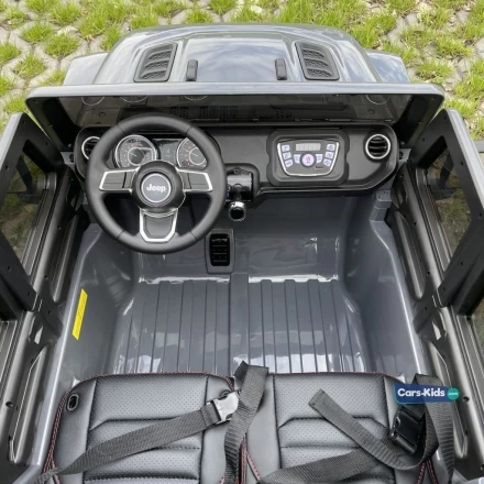 Электромобиль Jeep Rubicon 6768R серый, фото 2