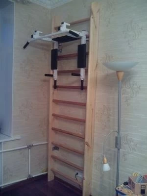 Шведская стенка деревянная Effectsport ДМБ-ТФ 260х80х14, фото 15