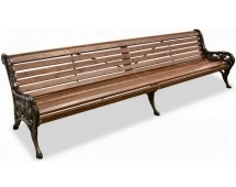 Скамейка чугунная НовоГрад 3,0 м (3 опоры)