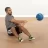 Мяч с веревкой Perform Better Extreme Converta Ball, вес: 1 кг