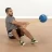 Мяч с веревкой Perform Better Extreme Converta Ball, вес: 4 кг