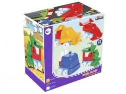 Конструктор из 21 детали Pilsan Model Blocks (03-213), фото 1