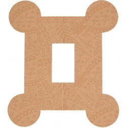 Тейп динамический PosturePals Box tape, арт. PP-Box-T, преднарезка, 5 шт. в уп., телесный, фото 1