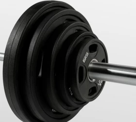 BRONZE GYM BG-PA-BR-T001 Гриф олимпийский Трэп (хром, 2200*50 мм), фото 5
