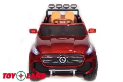 Полноприводный электромобиль Mercedes-Benz PICKUP 4х4 с пультом (Красный глянец) YBD5478, фото 2