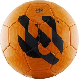 Мяч футбольный любительский &quot;UMBRO Veloce Supporter&quot;, р. 5, оранжево-черно-серый