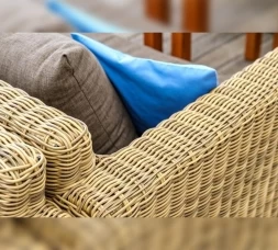 Зона 9 Капучино лаунж-зона из искусственного ротанга (гиацинт), цвет соломенный, фото 4