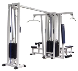 4-х позиционная станция с перекрестной тягой (грузоблок) белый Barbell МВ 3.16 