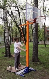 Стойка баскетбольная любительская разборная