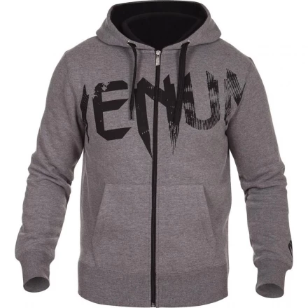 Толстовка Venum &quot;Undisputed&quot; Hoody Black - Neo Yellow Logo, фото 1