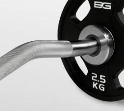 BRONZE GYM BG-PA-BR-C001 Гриф олимпийский W-образный (хром, 1200*50 мм), фото 5