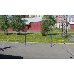 Перекладина гимнастическая на растяжках ZSO, универсальная (и в зал и на улицу), фото 4