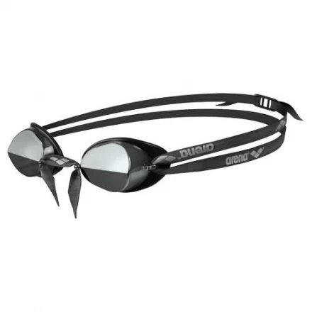 Очки для плав. &quot;ARENA Swedix Mirror&quot;, арт.9239955, ЗЕРК-ДЫМЧ. линзы, регулир.перенос., черная опр, фото 1