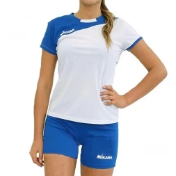 Форма волейб. жен. &quot;MIKASA&quot;, арт. MT376-018-XL, р. XL, 100% полиэстер, бело-синий