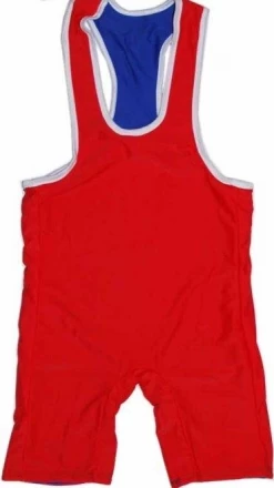 Трико борцовское двухстороннее (красно-синее) р.2XL, фото 1