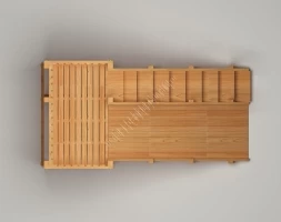 Зимняя горка TORUDA Север wood-3 (скат 3 м), фото 3