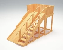 Зимняя горка TORUDA Север wood-3 (скат 3 м)