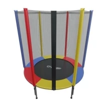 Детский батут с внешней сеткой EVO JUMP 4,5ft (140см), цветной
