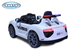 ЭлектромобильPorsche 911 Police (Белый) Б005OС, фото 5