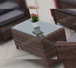 Зона 11 Кон Панна лаунж-зона из искусственного ротанга, цвет коричневый, фото 10