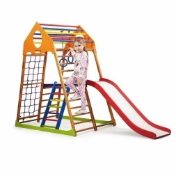 Детский спортивный комплекс для дома KindWood Plus 2, фото 3